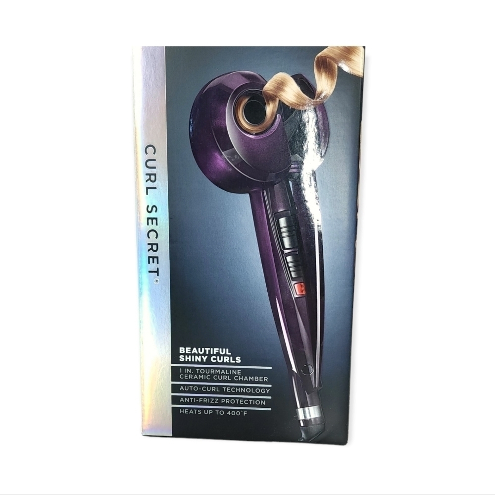 InfinitiPro By Conair Curl Secret Curling Iron, Purple new in box - Picture 3 of 8